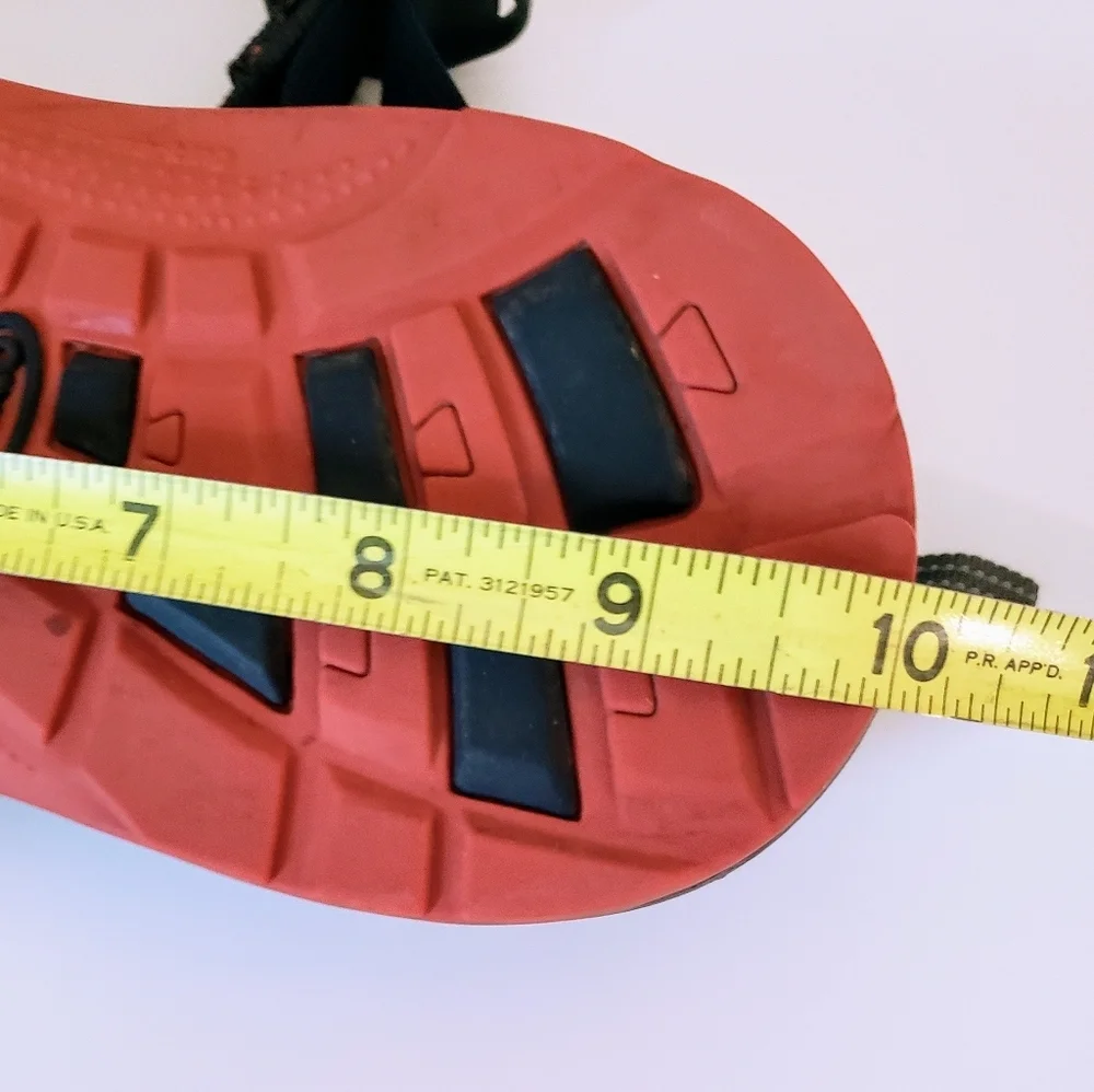 Chaco ZX1 Ecotread Padded Eclipse Sandals Girls Size 6 Kids JR Orange Black